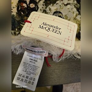 Alexander McQueen Floral Scarf